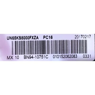 KIT DE TARJETAS PARA TV SAMSUNG / NUMERO DE PARTE MAIN BN94-10751C / BN41-02504A / BN97-10623A / BN97-10623B / NUMERO DE PARTE FUENTE BN4400880A / L65E8N_KSM / BN44-00880A / PANEL CY-QK065FLLV2H / MODELOS UN65KS8000 / UN65KS8000FXZA FA01 - Imagen 2